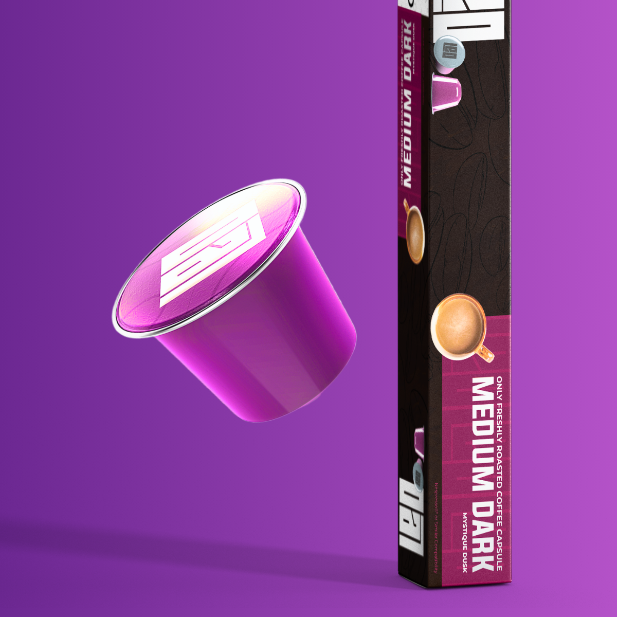 Medium Dark Coffee Capsule