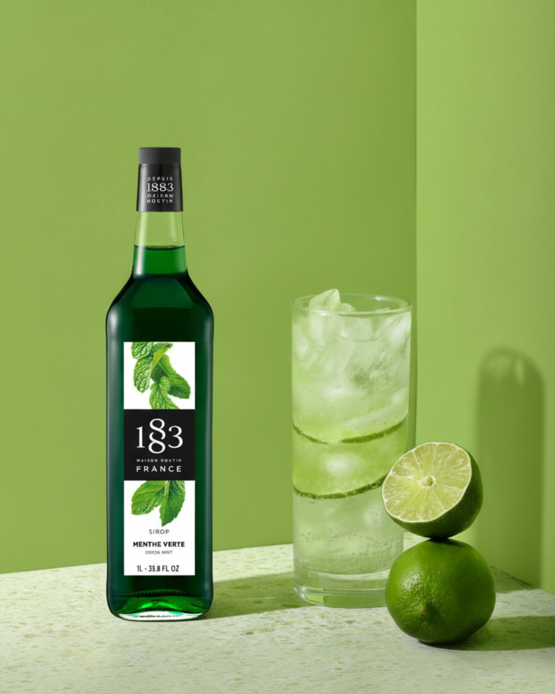 1883 Green Mint Syrup